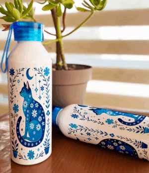 Botellas - Colección Azul