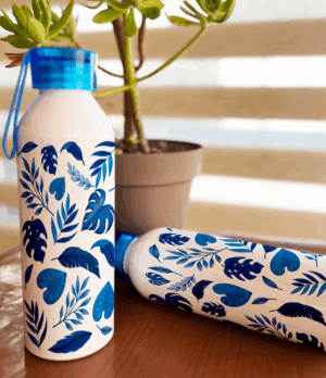 Botellas - Colección Azul